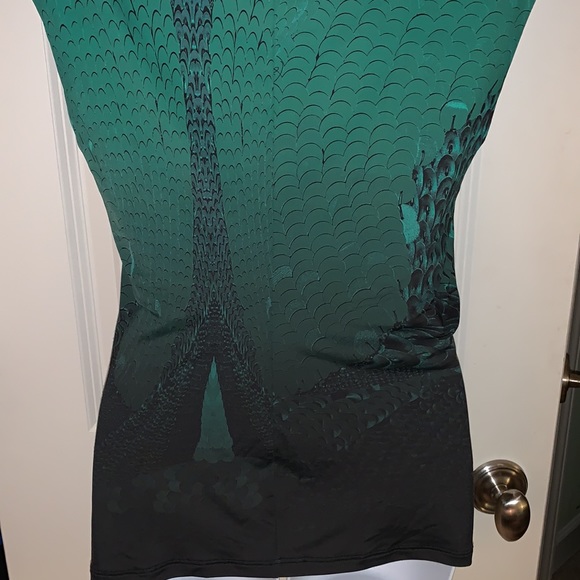 Roberto Cavalli silk blend feather print top - Picture 9 of 12